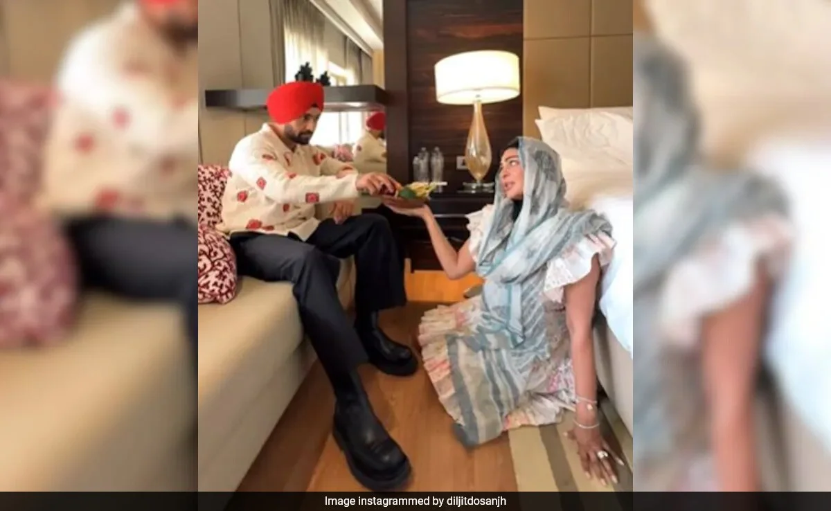 Diljit Dosanjh and Neeru Bajwa’s Hilarious Take on Heeramandi’s Iconic Scene Will Leave You in Splits. Watch