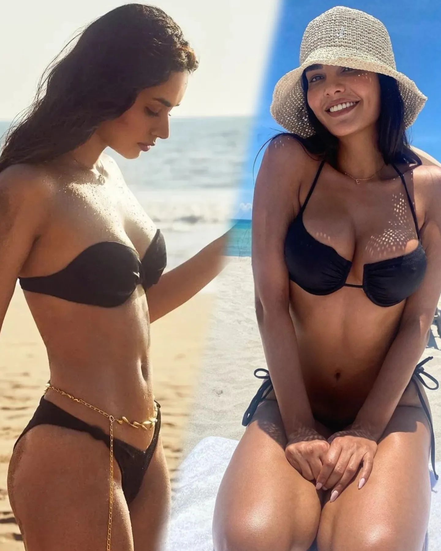 Bm Battle Who Looks Hotter in Black Bikini