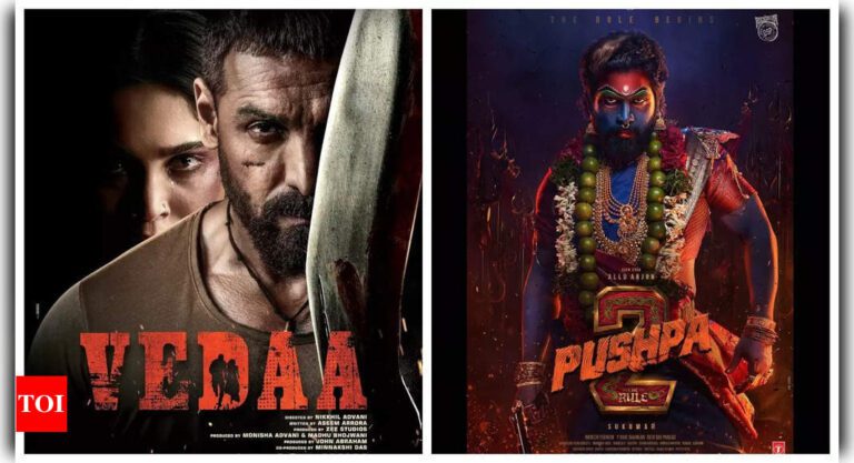 This Independence Day, it’s ‘Vedaa’ vs ‘Pushpa 2’: John Abraham & Allu Arjun Set for a Box Office Showdown! | Hindi Film Gossip