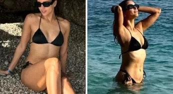 Triptii Dimri’s Sizzling Black Bikini Photos Ignite Instagram: Bollywood Buzz