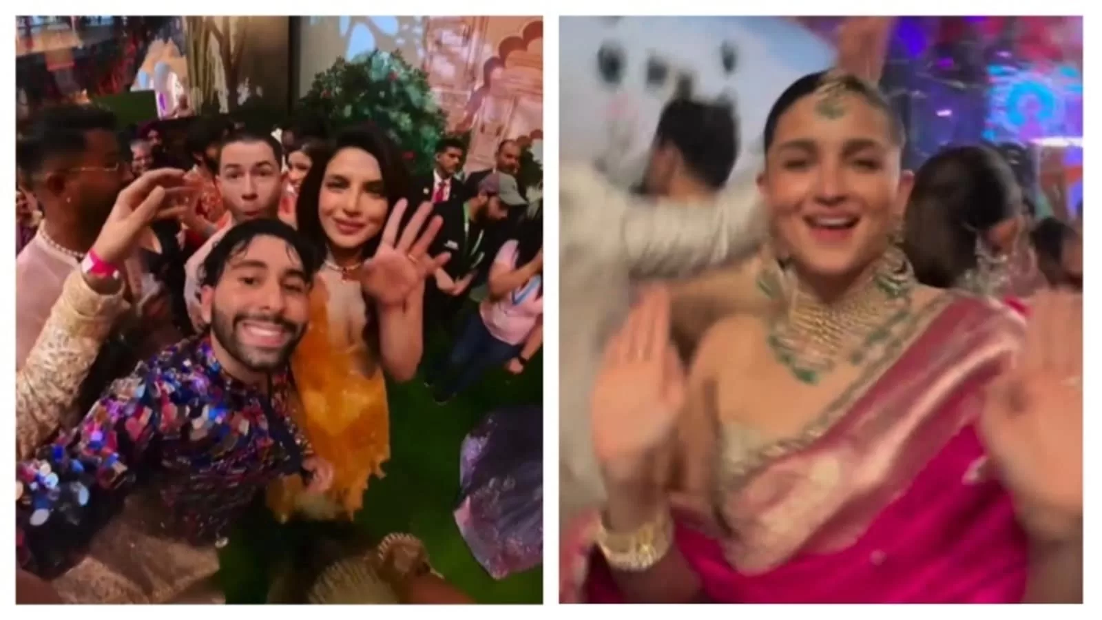 Priyanka Chopra, Nick Jonas, and Alia Bhatt Shake a Leg at Ambani Baraat in Orry’s Latest Video. Must Watch!