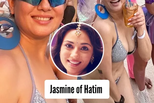 Jasmine aka Pooja Ghai enjoying the vacay .
hatim jasmine poojaghai bolly...