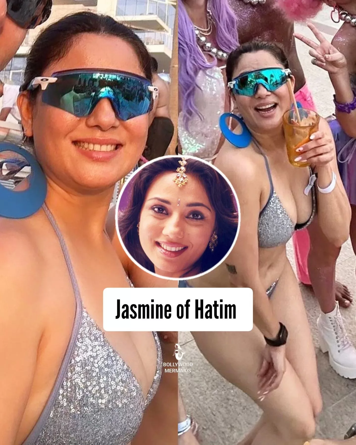 Jasmine Aka Pooja Ghai Enjoying the Vacay hatim Jasmine Poojaghai Bolly