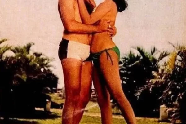 Veteran Actress Alka with Jitendra in 1978 movie Tumhari Kasam....