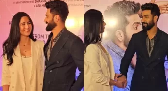 Vicky Kaushal and Katrina Kaif Grin Uncontrollably at Bad Newz Screening. Watch the PDA | Bollywood