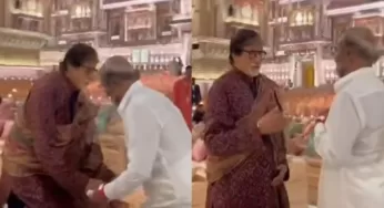 When Rajinikanth Bows to Amitabh Bachchan at Ambani Bash, Big B’s Reaction is Priceless! Watch