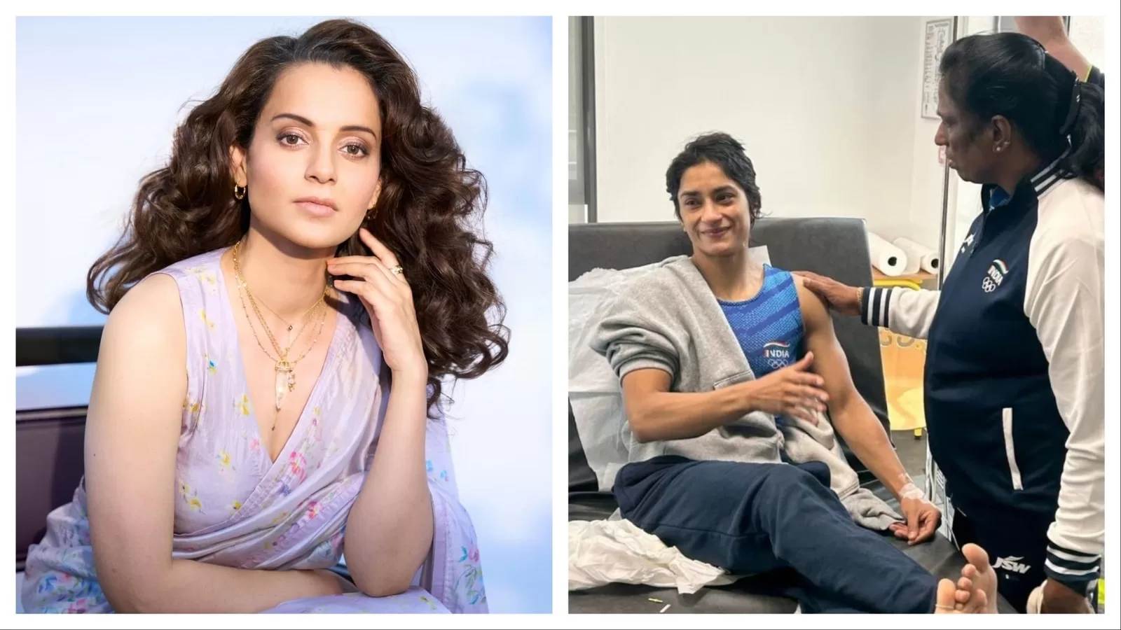 Kangana Ranaut Applauds Vinesh Phogat as ‘Sherni’ Following Paris Olympics Exit | Bollywood