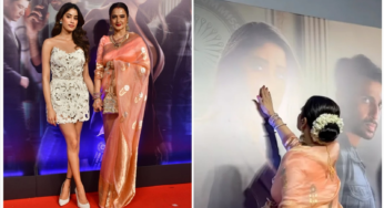 Rekha plants a kiss on Janhvi Kapoor’s poster at Ulajh screening; Fans reminisce about her bond with Sridevi: ‘They were inseparable’ | Bollywood