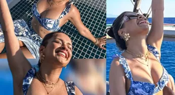 Stunning Bollywood Actress Avneet Kaur Flaunts her Perfect Figure in a Blue Bikini: A Captivating Image Gallery