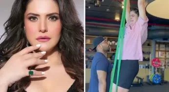 Zareen Khan’s jaw-dropping pull-up routine shames fans into renewing those gym memberships : Bollywood Gossip