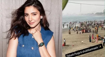 Anushka Sharma’s Sea-View Balcony Turns Into Bollywood’s New Paparazzi Hotspot as She Snaps Chhath Puja Revelers on Mumbai’s Shoreline