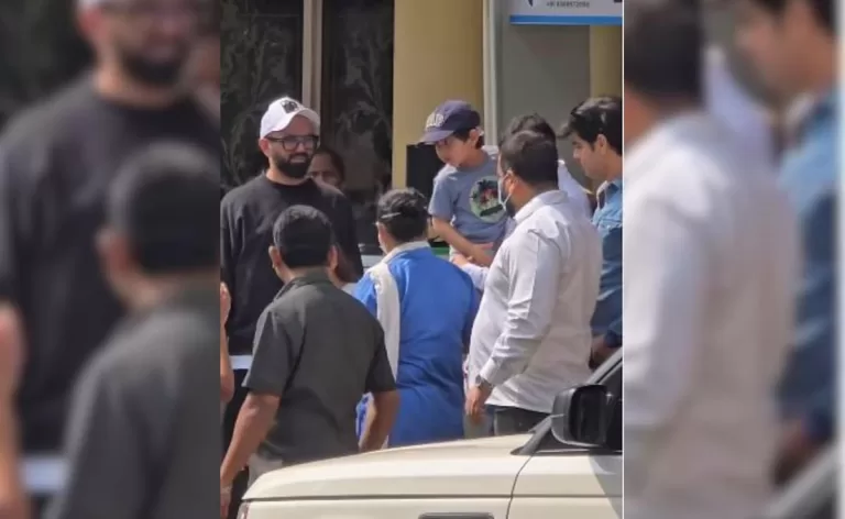 Lil’ Tykes Jeh and Taimur Make a Starry Stop at Lilavati Hospital to See the Big Shot Actor