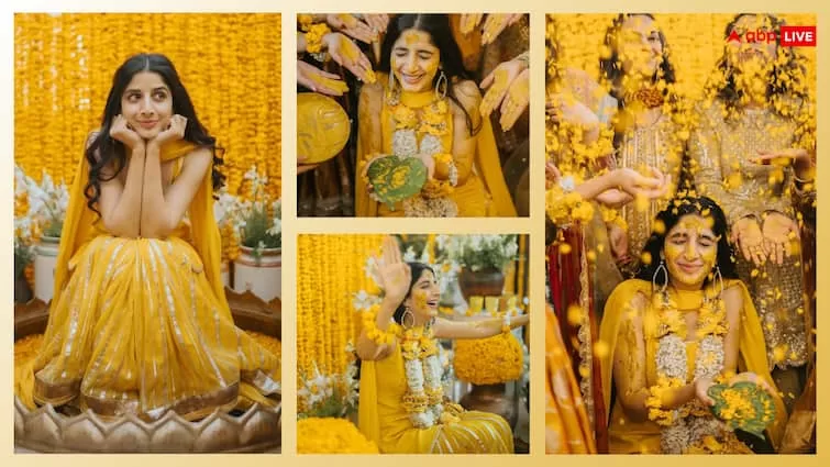 Drenched in turmeric, Mavra Hocane flaunts her floral extravagance with a cheeky flair; check out the photos of the ‘Sanam Teri Kasam’ diva!