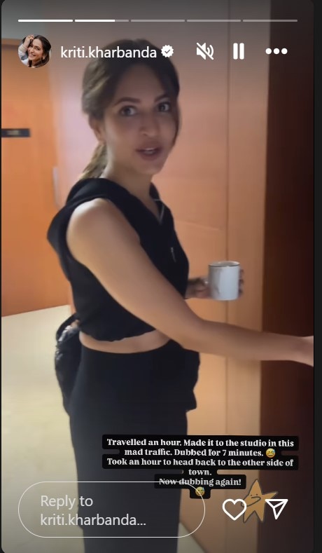 Kriti's Dubbing Drama