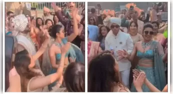 Priyanka Chopra lets loose at brother Siddharth’s wedding procession; Nick Jonas shakes a leg too – SEE video |