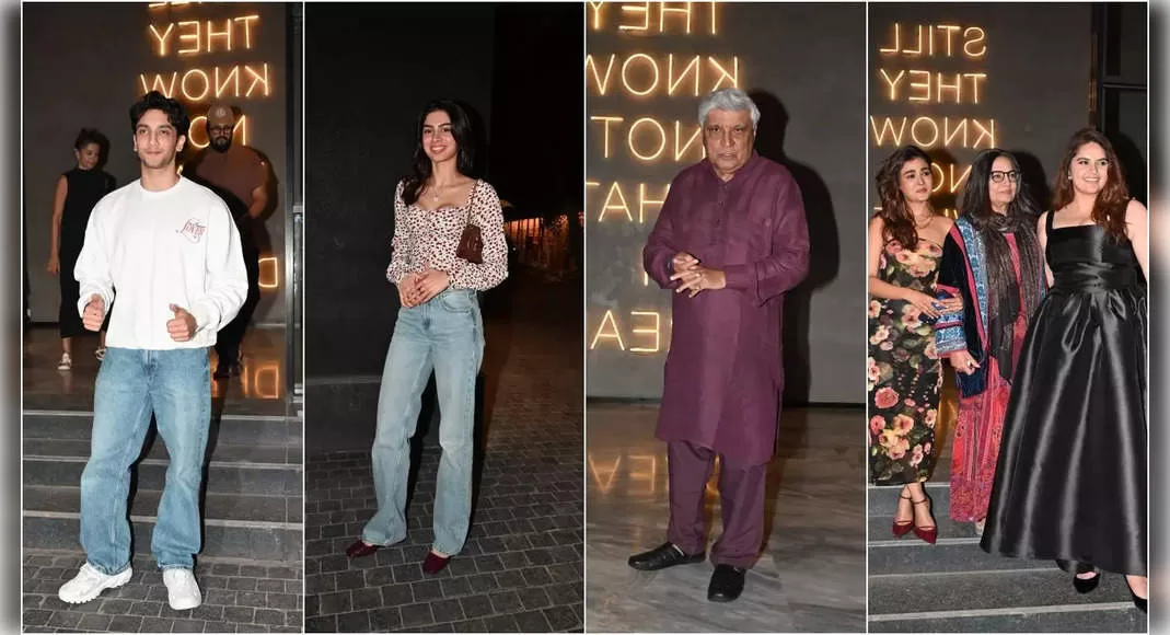 Vedang Raina, Khushi Kapoor, Javed Akhtar, Shabana Azmi, and other stars gather for a sneak peek of Superboys of Malegaon before its big debut