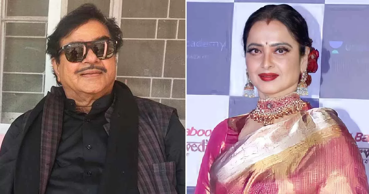 When Shatrughan Sinha Playfully Pointed Fingers at Rekha for His Spat with Amitabh Bachchan ‘Guess Who’d Drop By…’